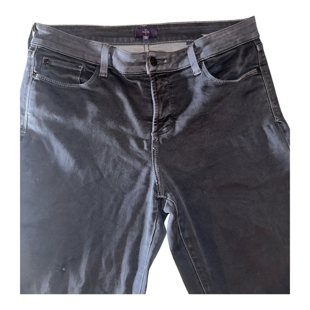 NYDJ Gray Denim Slim Jeans - Size 12